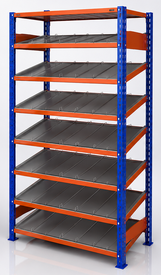 Inclined Picking Shelf Rack