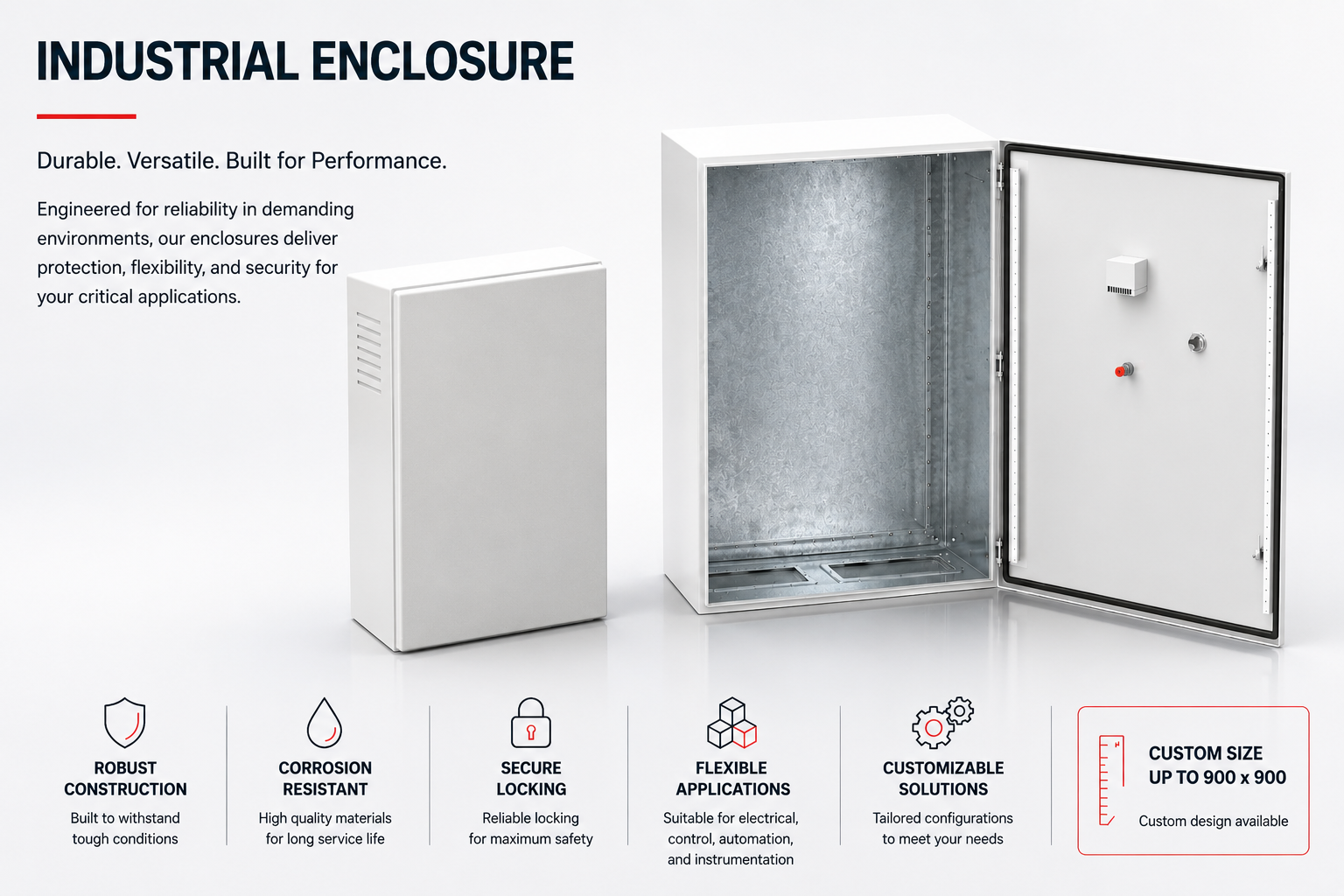 Powder-Coated Electrical Enclosures