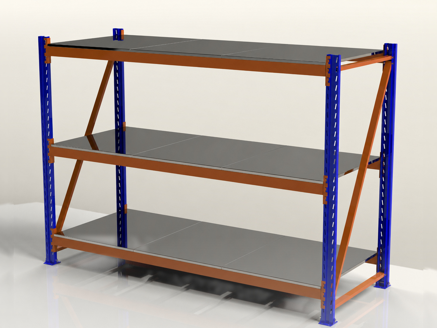 Solid-Deck Longspan Shelving