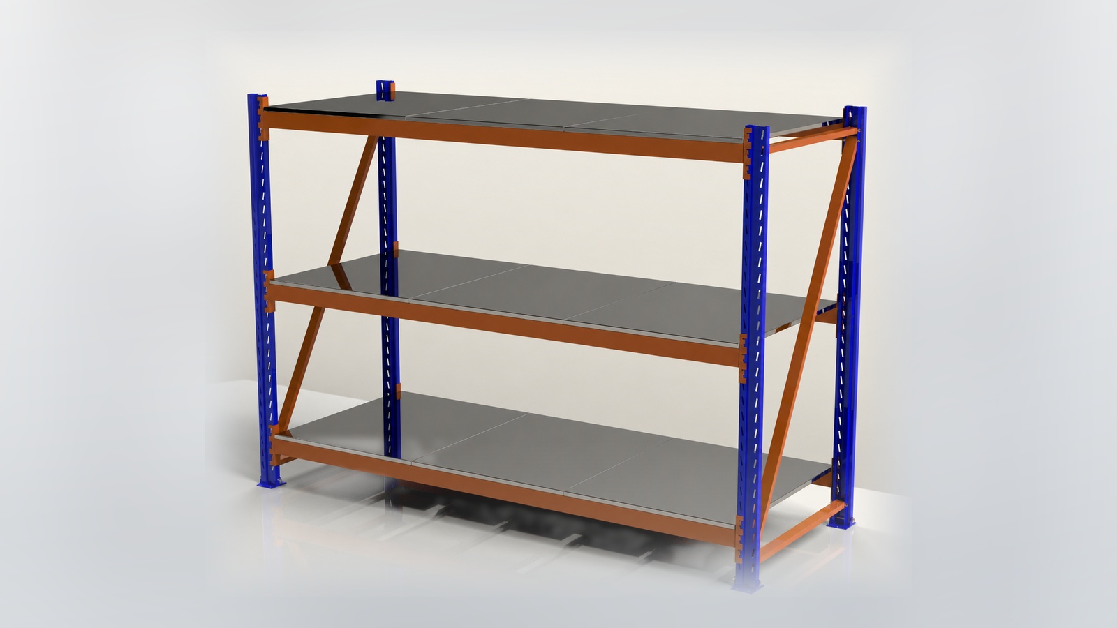 Solid-Deck Longspan Shelving